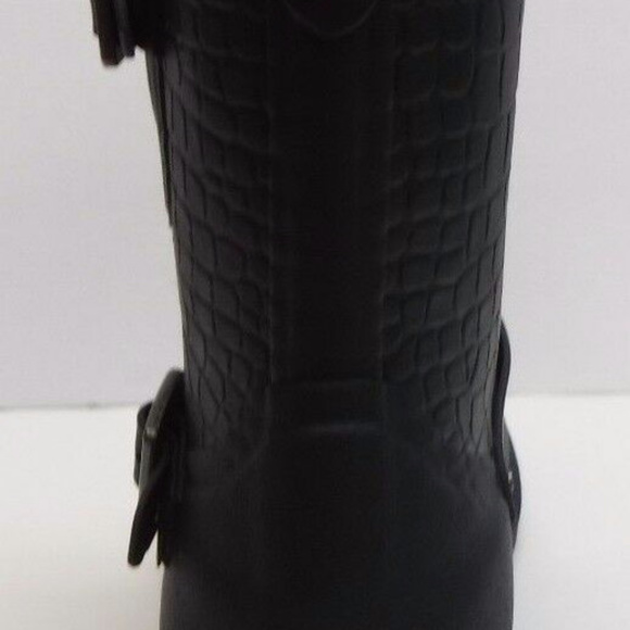 Rubber Rain Boots Navy Blue New Womens Shoes - Picture 3 of 6